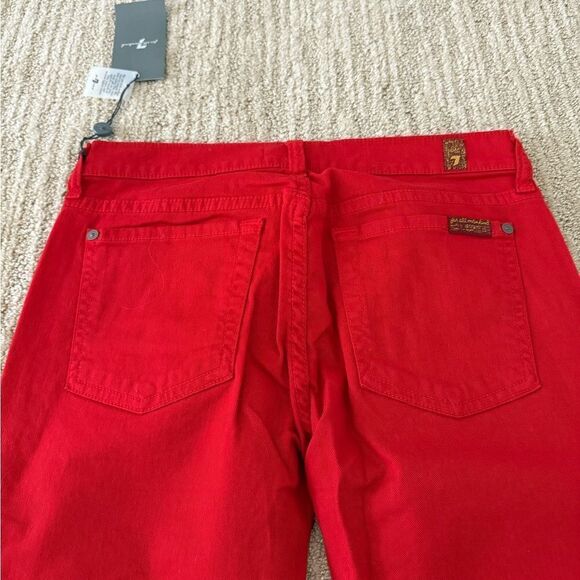 7 for All Mankind Red Women's Skinny Jeans - Picture 8 of 8